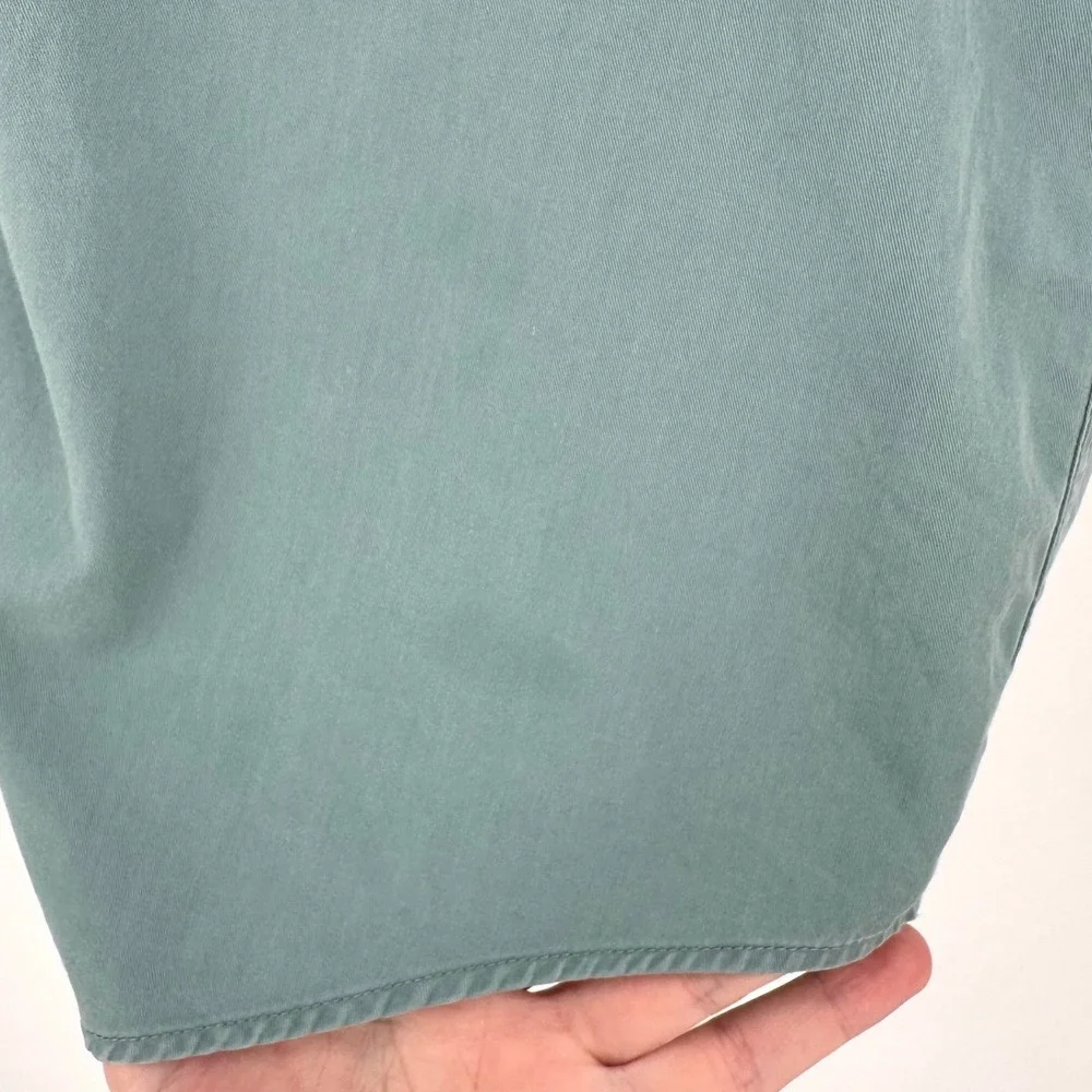 Croft & Barrow  Seafoam Green Cotton Button Down Shirt Long Sleeve Mens‎ XL